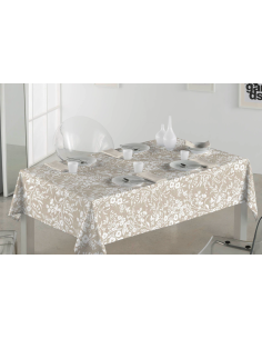 Loneta rosana petalo beige 2